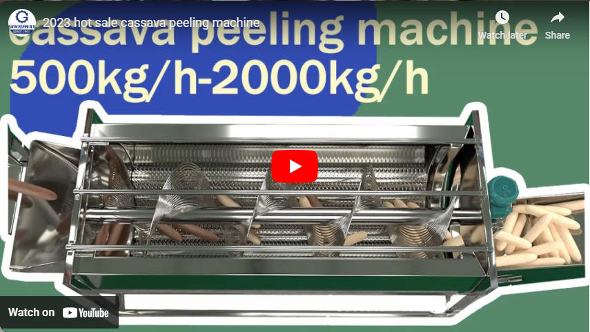 Cassava Peeling Machine with Fast Peeling Effect for Sale